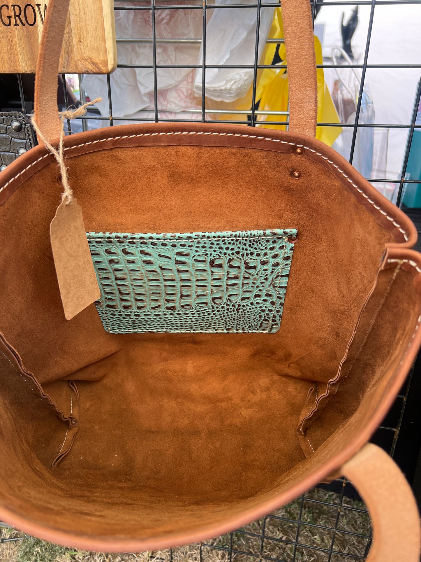 Brown Leather Tote
