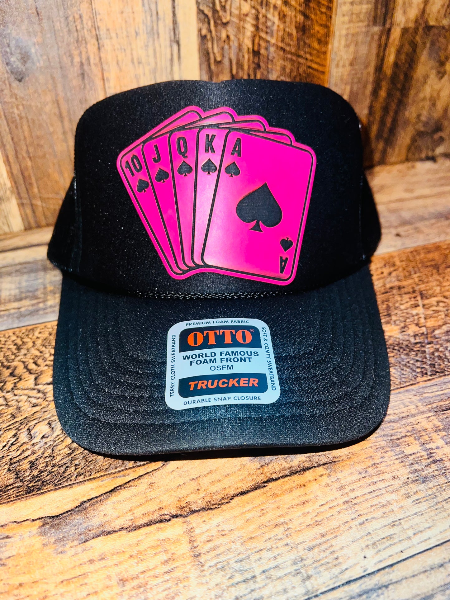 Black Foam Trucker Hat