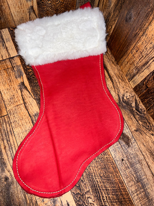 Leather Christmas Stocking