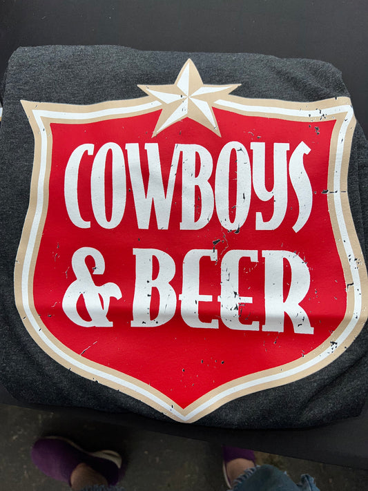 Cowboys & Beer T-shirt