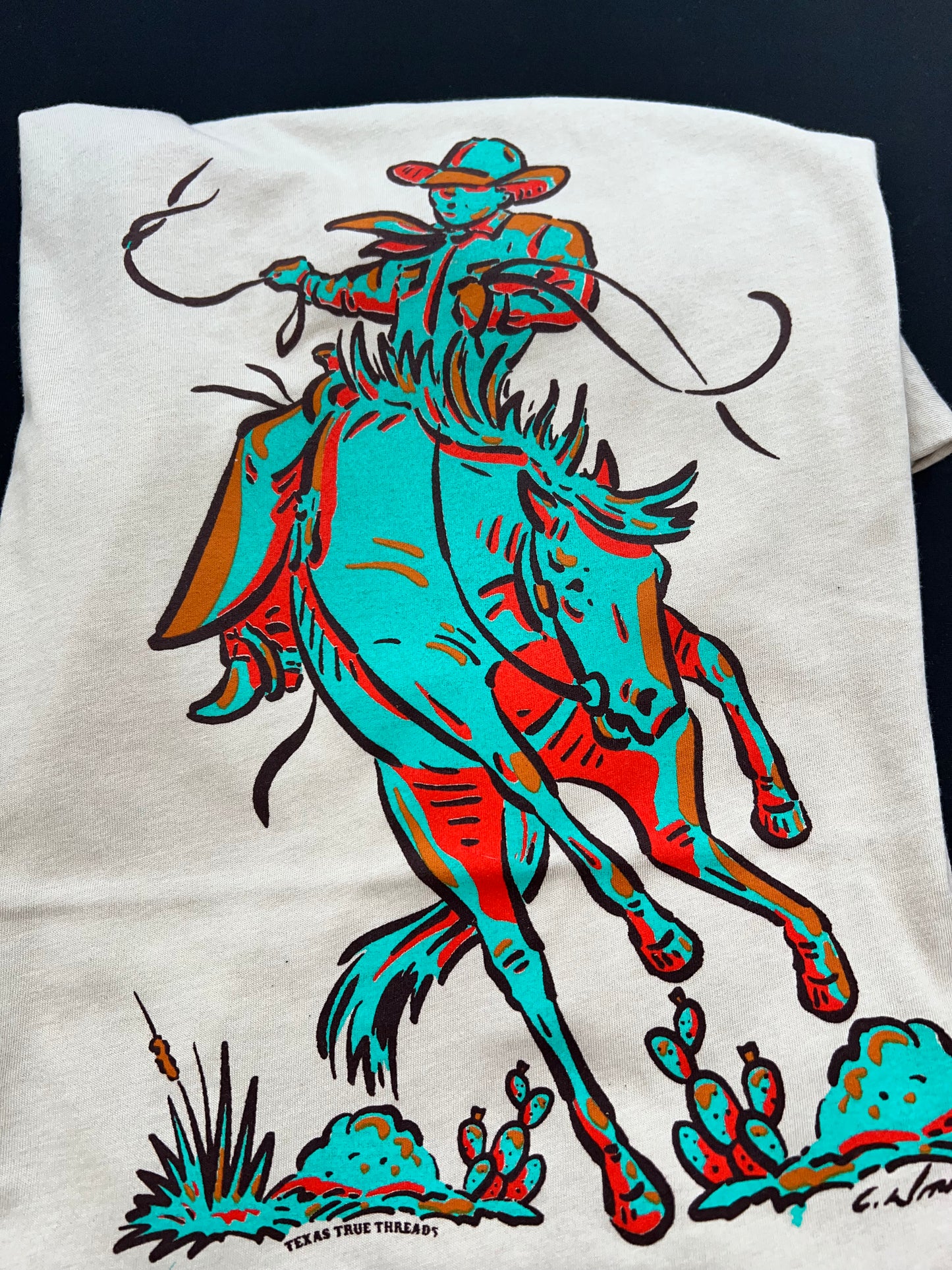 Sunset Cowboy T shirt