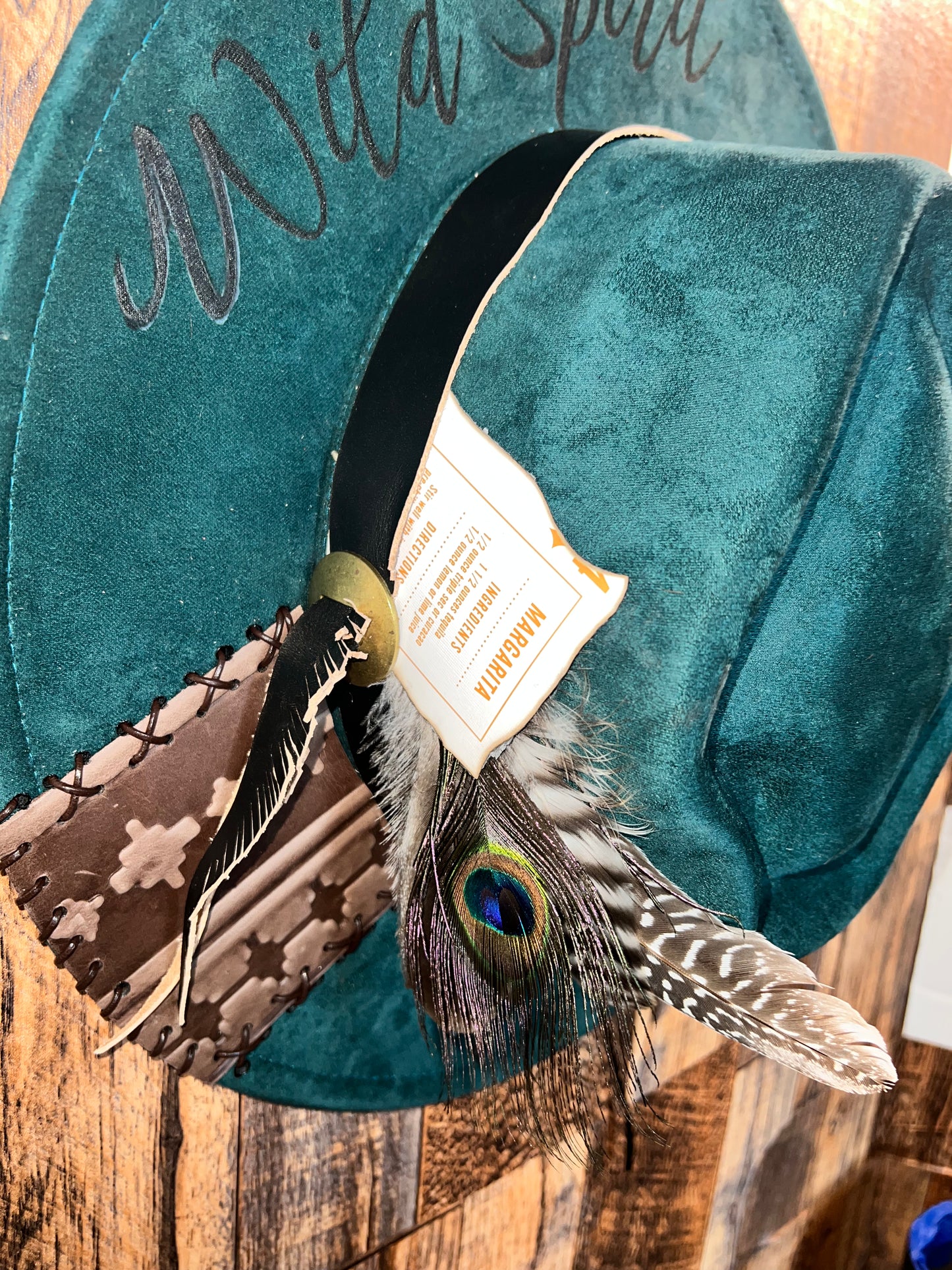 Engraved Suede Hat