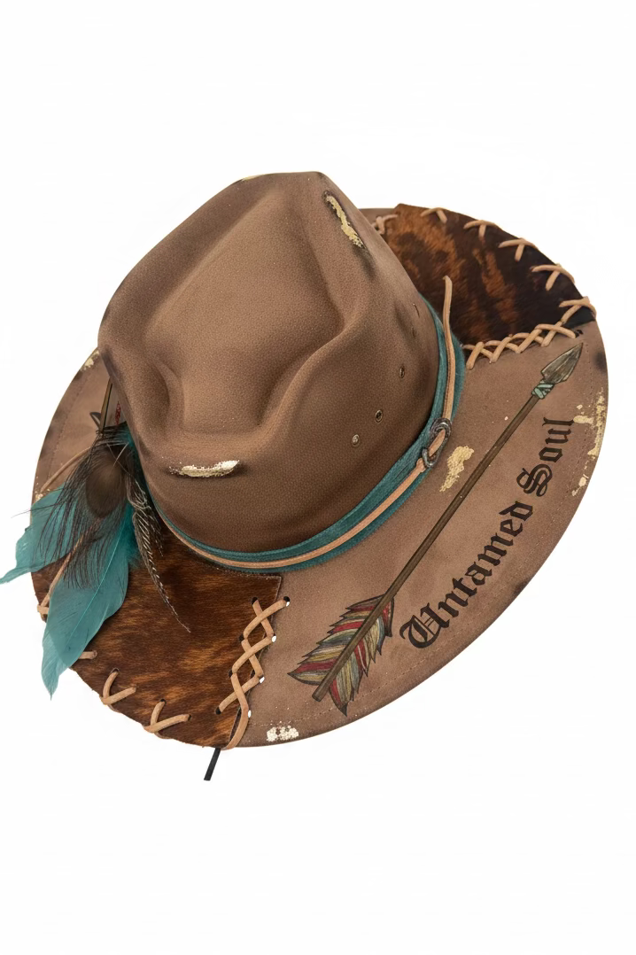 Engraved Suede Hat