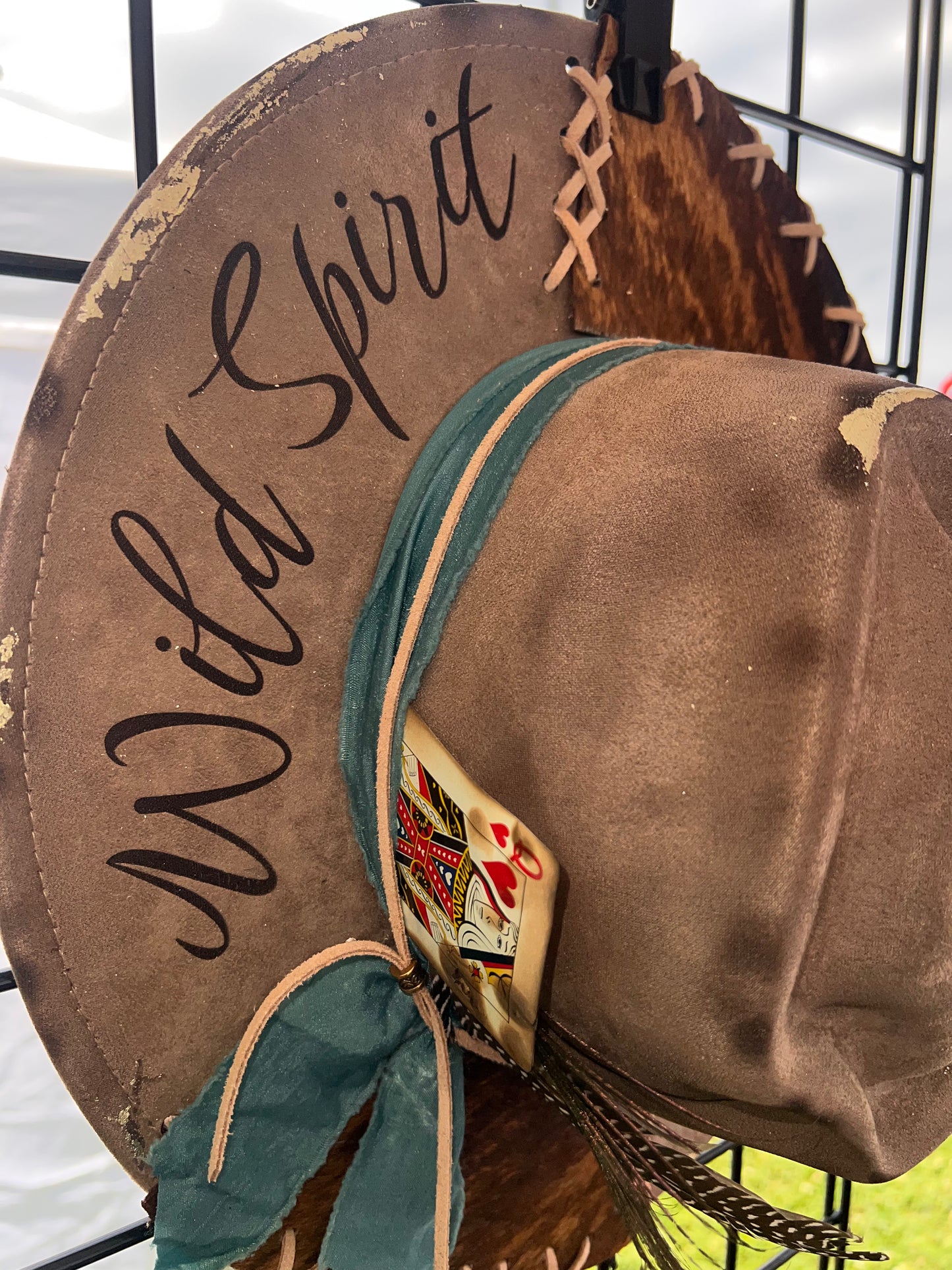 Engraved Suede Hat