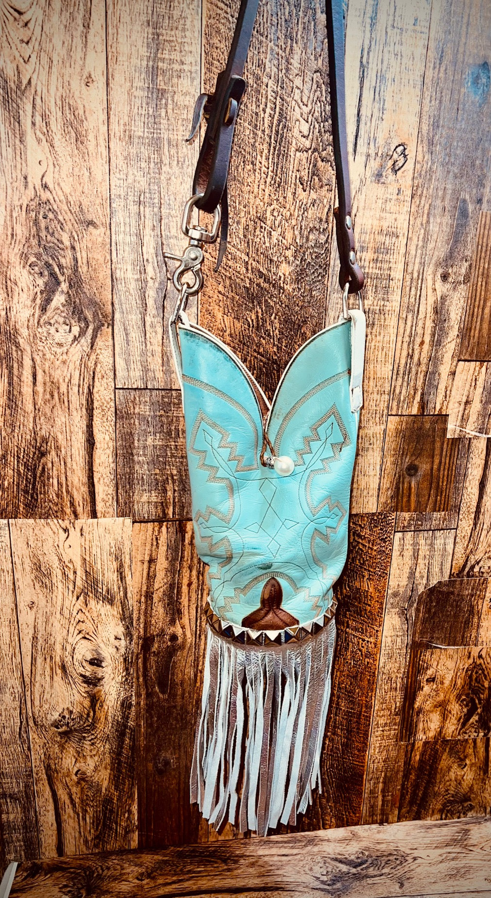 Boot Purse with rein