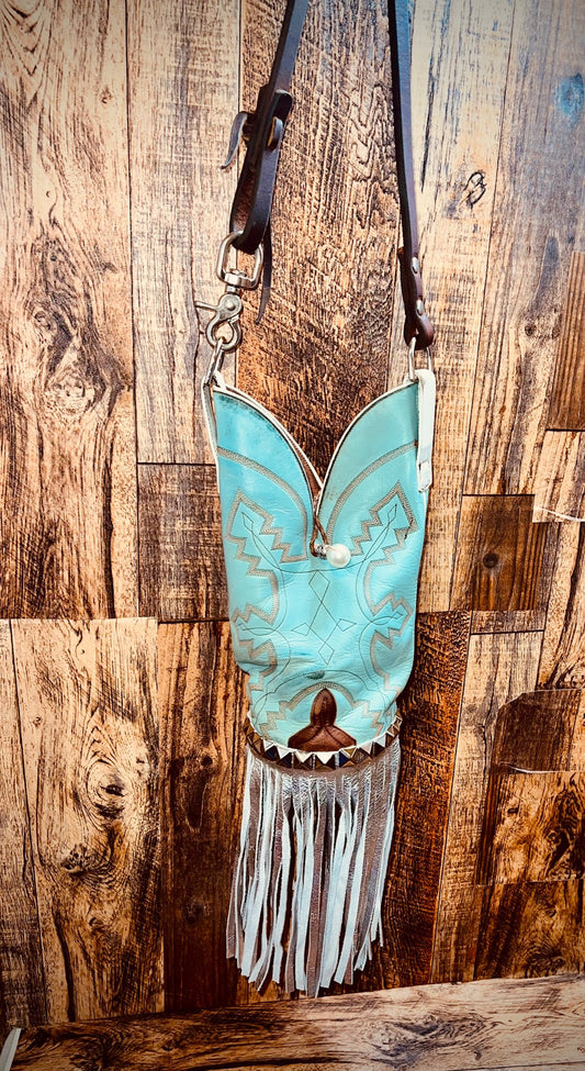 Boot Purse with rein